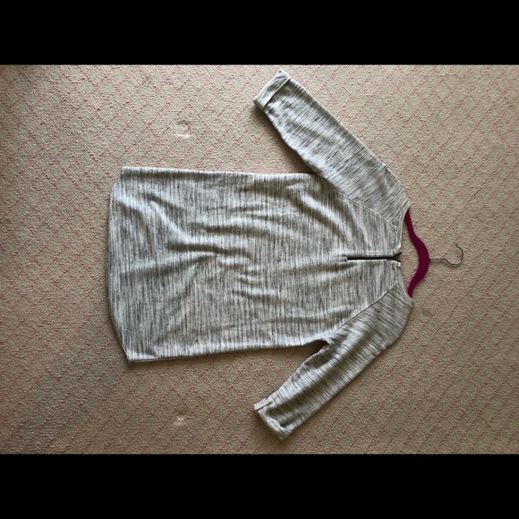 TopShop Mini Cotton Gray Dress - Picture 4 of 4